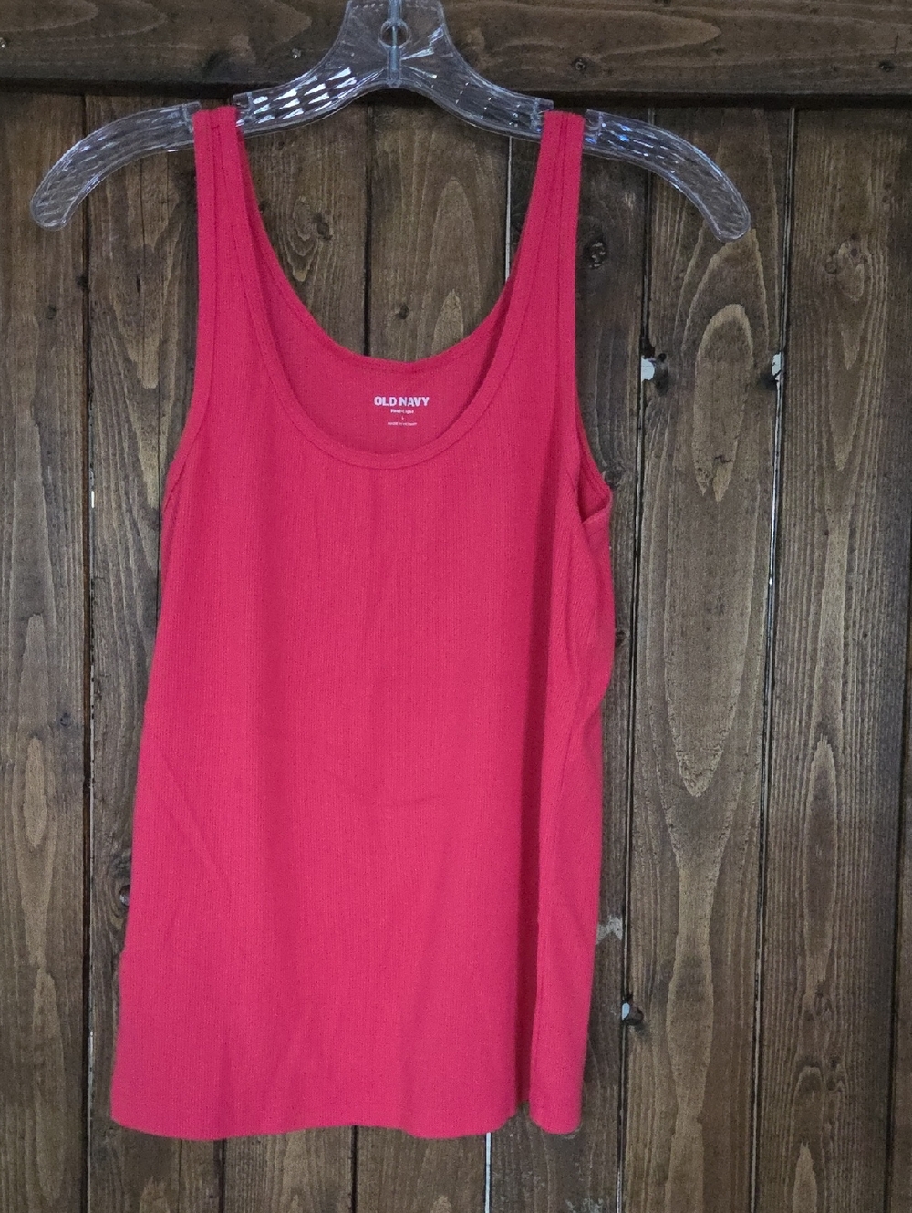 Old Navy Bright Pink Scoop Neck Tank